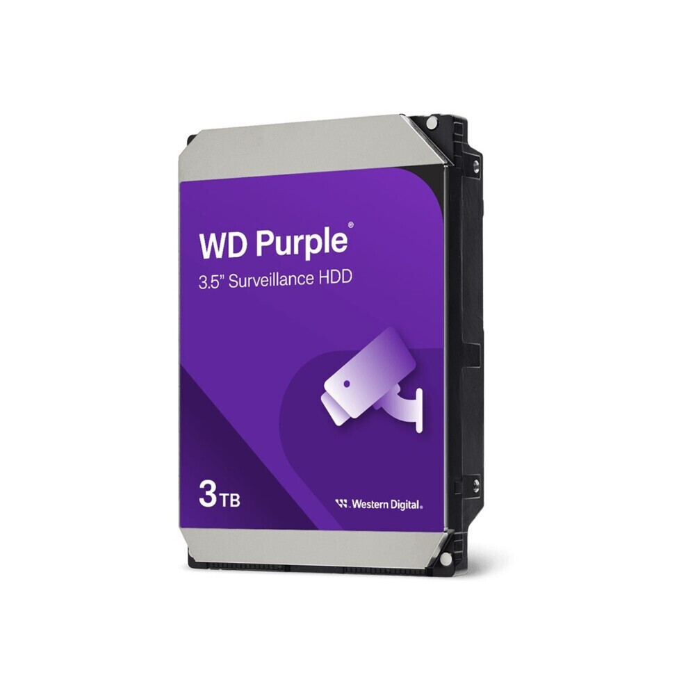 Western Digital 3TB HDD Σκληρός Δίσκος 3.5 SATA III 5400rpm με 128MB Cache για Καταγραφικό Κωδικός WD34PURZ