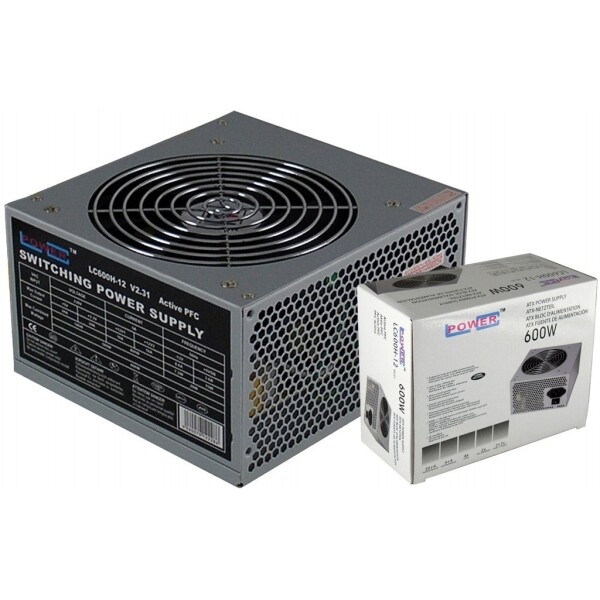 LC-Power LC600H-12 rev. 2.31 600W Μαύρο Τροφοδοτικό Υπολογιστή Full Wired