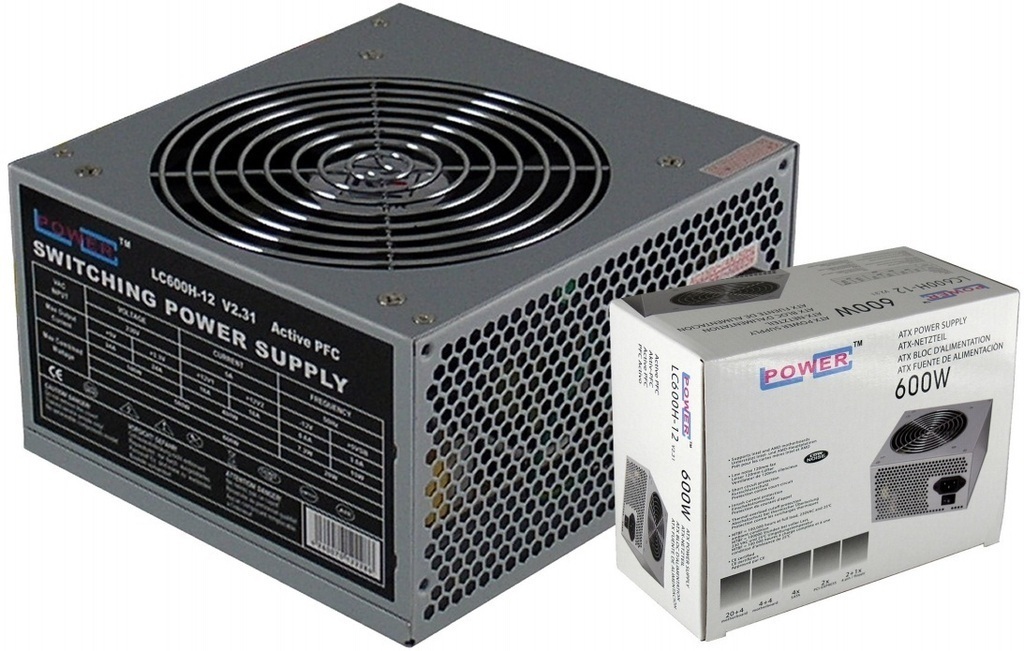 LC-Power LC600H-12 rev. 2.31 600W Μαύρο Τροφοδοτικό Υπολογιστή Full Wired
