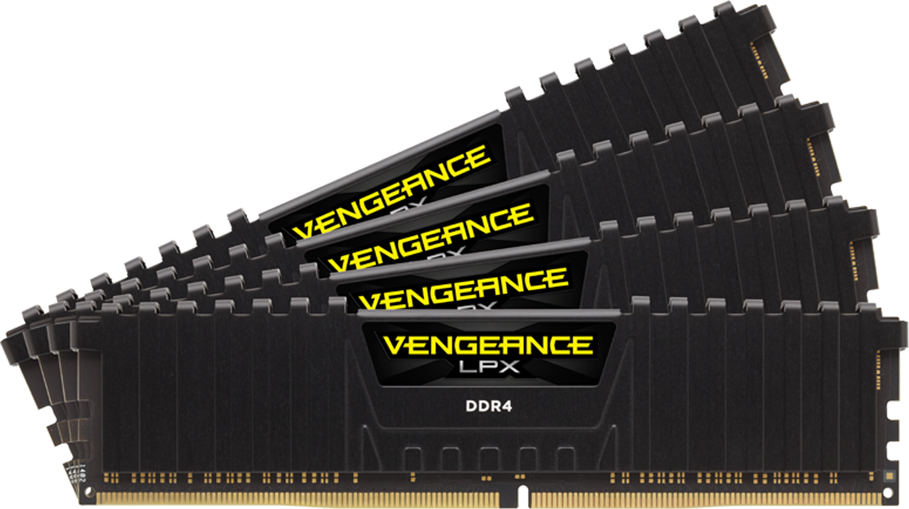 Corsair Vengeance LPX DDR4 32GB RAM με 4x8GB Modules και Ταχύτητα 2666 για Desktop Κωδικός CMK32GX4M4A2666C16