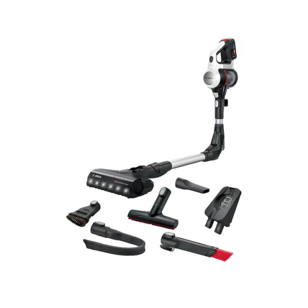 Bosch Unlimited 7 Επαναφορτιζόμενη Σκούπα 2 σε 1 Stick Χειρός 18V Λευκή