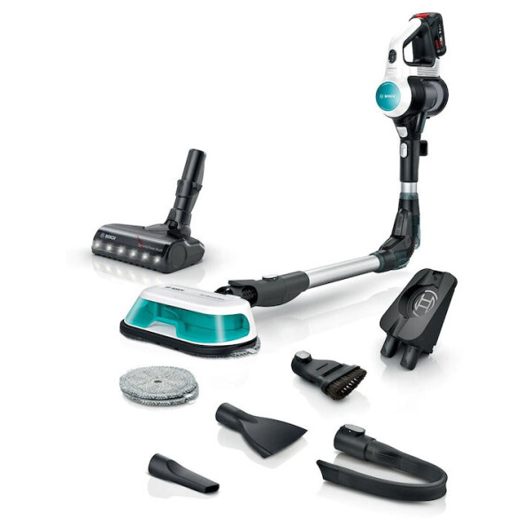 Bosch Επαναφορτιζόμενη Σκούπα 2 σε 1 Stick Χειρός 18V Τιρκουάζ BCS71HYG4