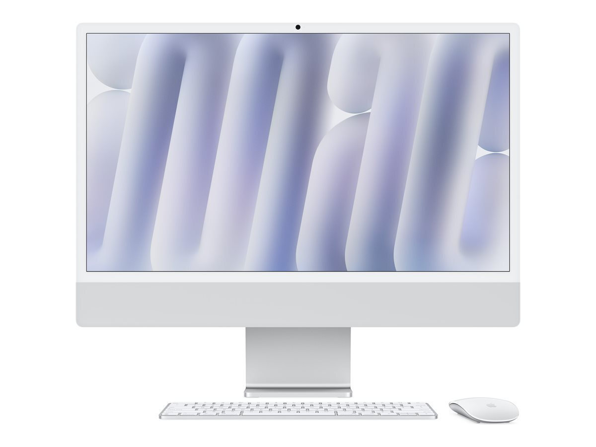 Apple iMac 24 2024 M4-10-Core/16GB/512GB SSD/10-Core GPU/macOS Silver International English