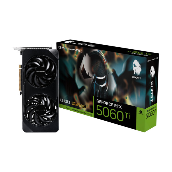 Gainward GeForce RTX 5060 Ti 8GB GDDR7 Ghost OC Κάρτα Γραφικών NE7506TT19P1-GB2062B