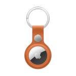 Apple FineWoven Key Ring Θήκη Μπρελόκ Δερμάτινη για AirTag Fox Orange