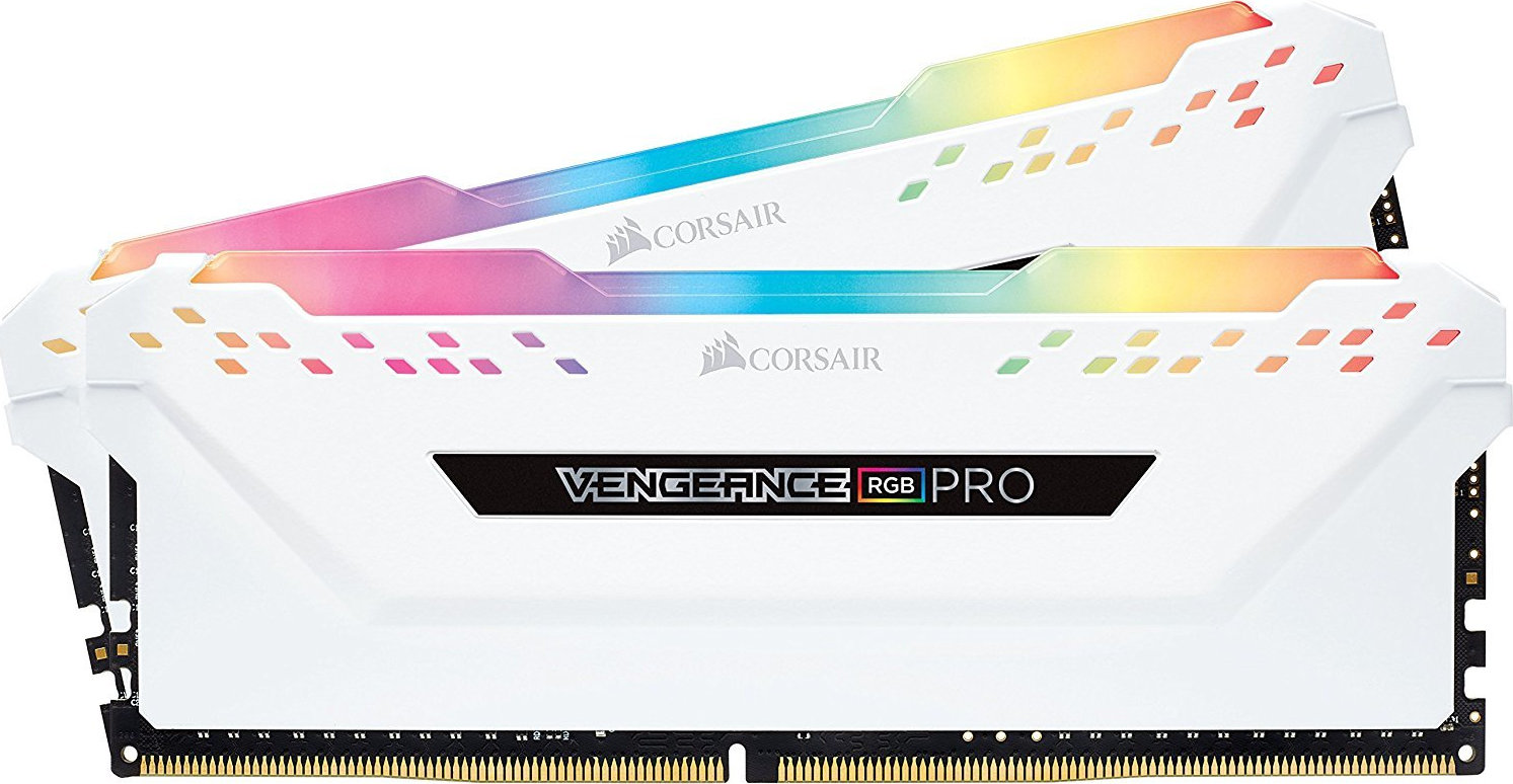 Corsair Vengeance RGB Pro DDR4 16GB RAM με 2x8GB Modules και Ταχύτητα 3600 για Desktop Κωδικός CMW16GX4M2C3600C18W