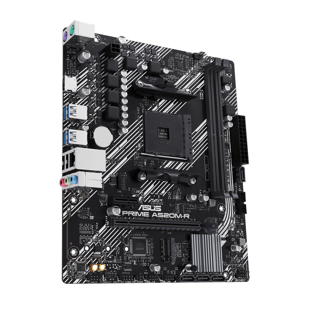 Asus PRIME A520M-R Motherboard Micro ATX με AMD AM4 Socket 90MB1H60-M0EAY0