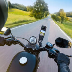 Insta360 X4 Action Camera 8K Λήψης 360 Υποβρύχια Motorrad Bundle με Οθόνη Αφής 2.5 και Wi-Fi Μαύρη