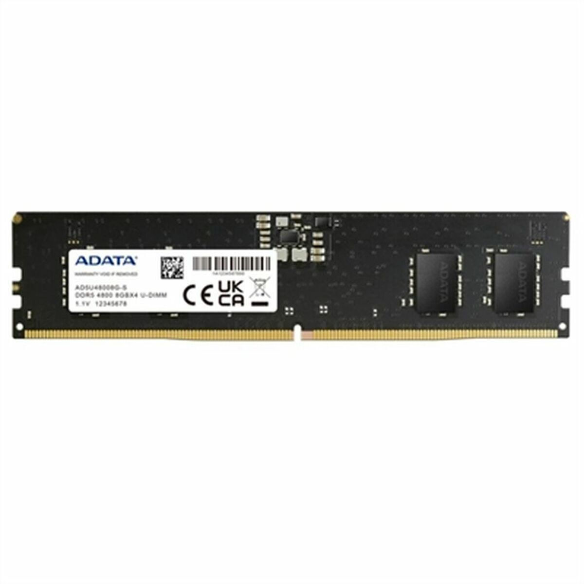 Adata DDR5 με Module 1x8GB και Ταχύτητα 4800 για Desktop Κωδικός AD5U48008G-S