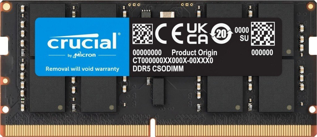 Crucial DDR5 με Module και Ταχύτητα 6400 για Laptop