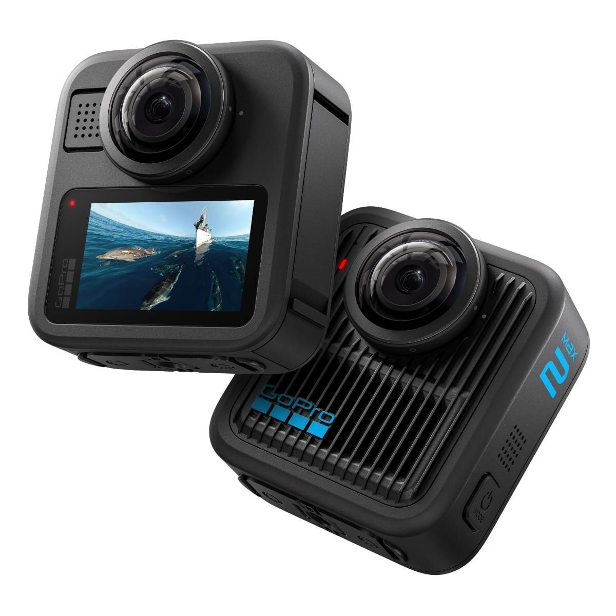 GoPro Max 2 Action Camera 5K Λήψης 360 Υποβρύχια με Οθόνη Αφής 1.82 και Wi-Fi Μαύρη