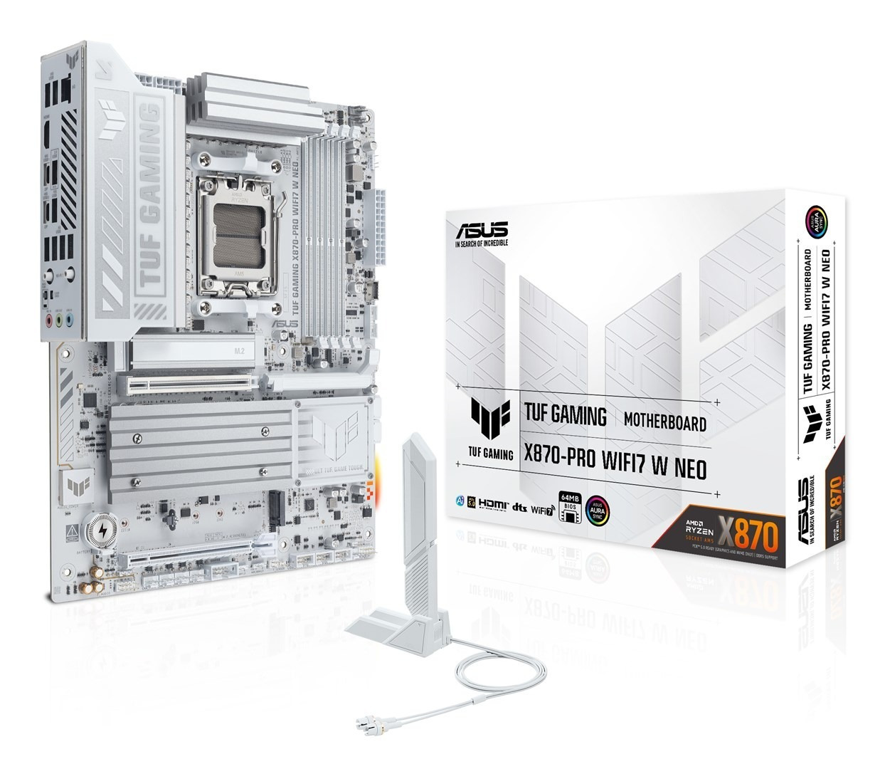 Asus TUF Gaming X870-PRO WIFI7 W NEO Motherboard ATX με AMD AM5 Socket 90MB1NY0-M0EAY0