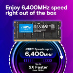 Crucial DDR5 με Module και Ταχύτητα 6400 για Laptop