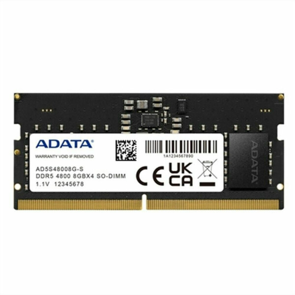 Adata DDR5 με Module 1x8GB και Ταχύτητα 4800 για Laptop Κωδικός AD5S48008G-S