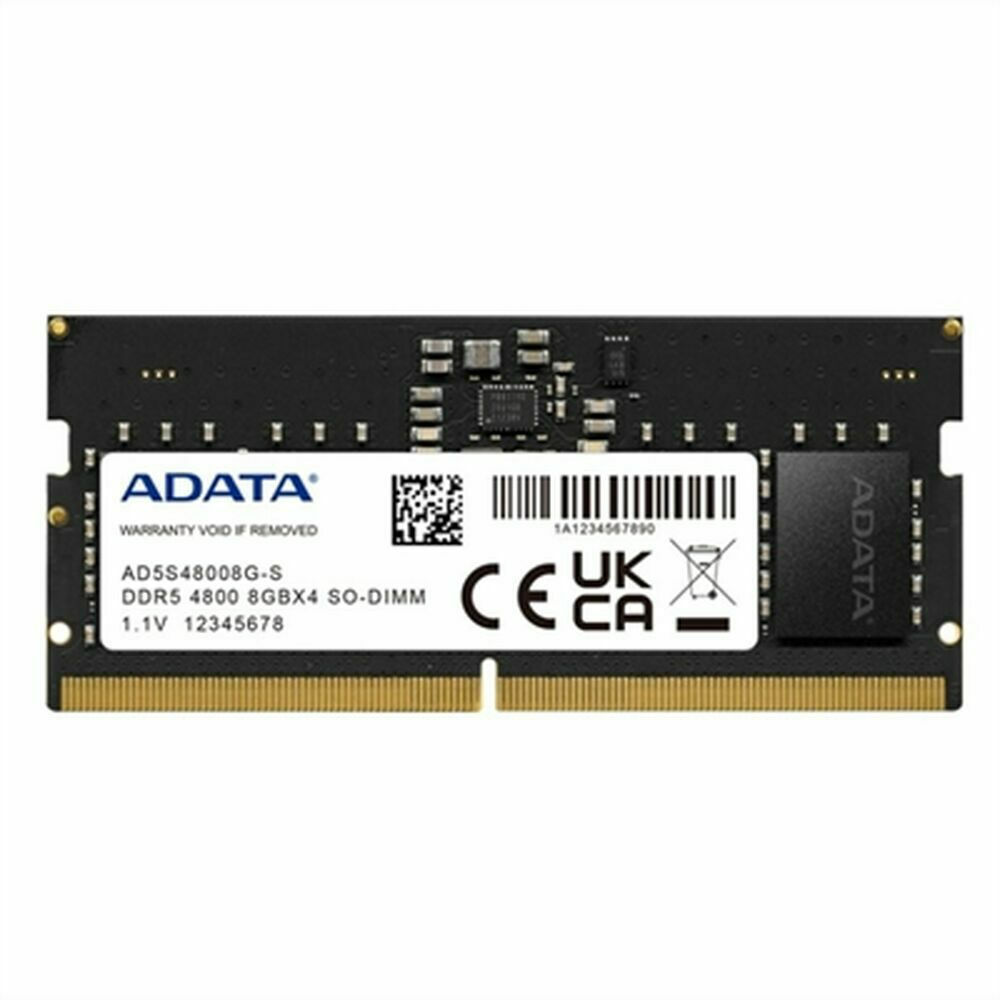 Adata DDR5 με Module 1x8GB και Ταχύτητα 4800 για Laptop Κωδικός AD5S48008G-S