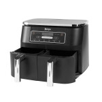 Ninja Foodi Max Dual Zone Air Fryer με Διπλό Αποσπώμενο Κάδο 7.6lt Μαύρο