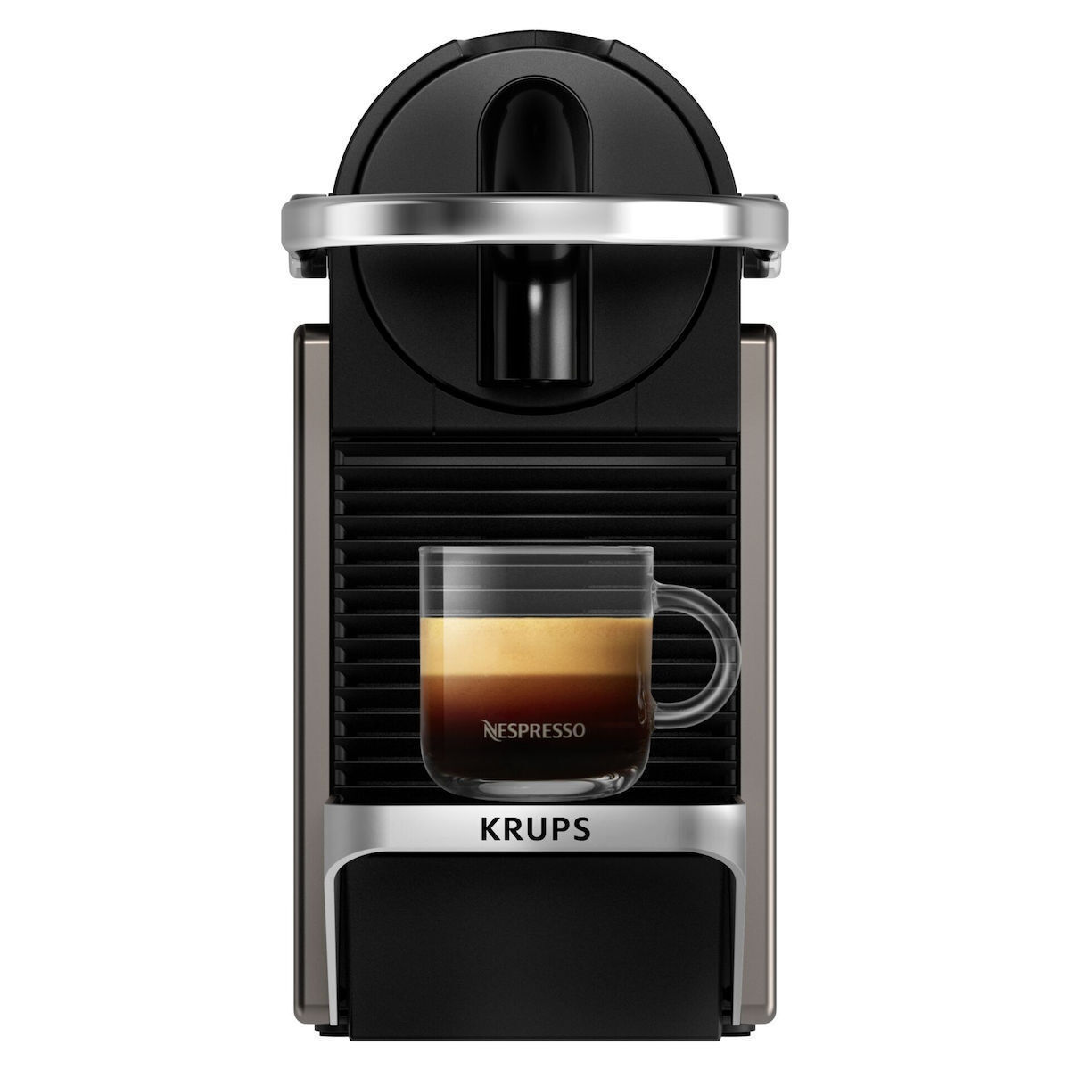 Krups Pixie Καφετιέρα για Κάψουλες Nespresso Πίεσης 19bar Titan Κωδικός XN 306 T