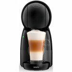 Krups Piccolo XS Καφετιέρα για Κάψουλες Dolce Gusto Πίεσης 15bar Μαύρη Κωδικός KP1A3BP16