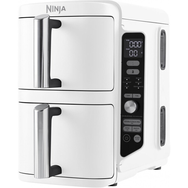 Ninja Double Stack XL Air Fryer με Διπλό Αποσπώμενο Κάδο 9.5lt Λευκό