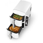 Ninja Double Stack XL Air Fryer με Διπλό Αποσπώμενο Κάδο 9.5lt Λευκό