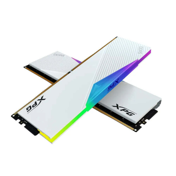 Adata XPG Lancer RGB DDR5 32GB RAM με 2x16GB Modules και Ταχύτητα 6400 για Desktop Κωδικός AX5U6400C3216G-DCLARWH