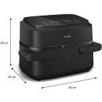 Philips Series 1000 Air Fryer με Διπλό Αποσπώμενο Κάδο 7.1lt Μαύρο