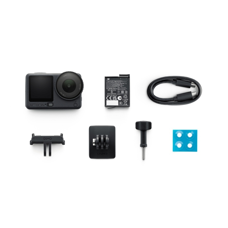 DJI Osmo Action 6 50GB Action Camera 4K Ultra HD Standard Combo με Οθόνη Αφής 2.5 και Wi-Fi Μαύρη