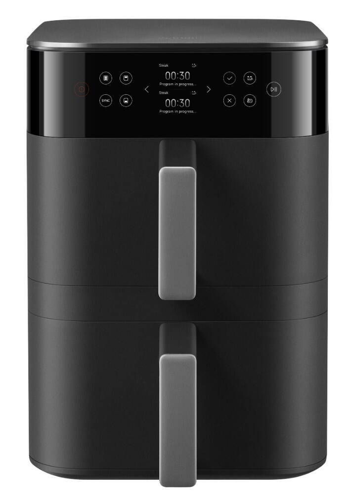 Xiaomi Air Fryer με Διπλό Αποσπώμενο Κάδο 12lt Μαύρο BHR0883EU