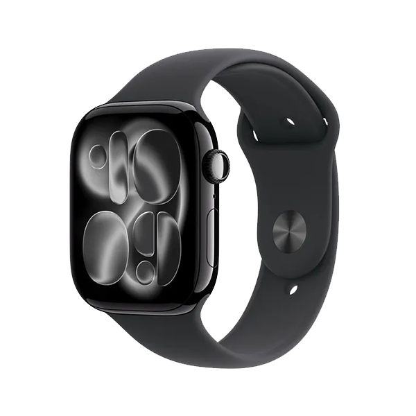 Watch Apple Watch Series 11 (2025) Gps 46mm Jet Black Aluminium Case With Sport Band S/m - Black