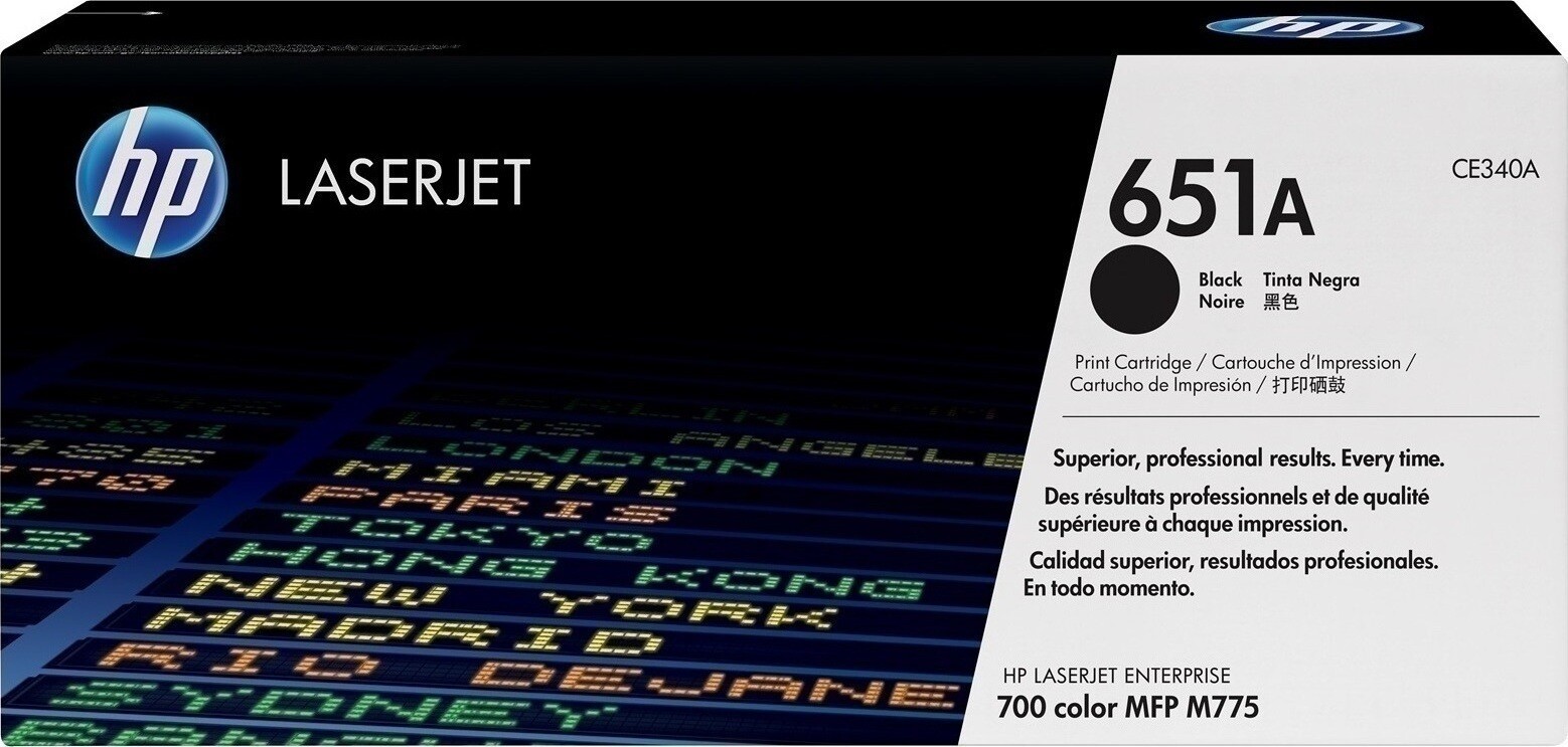 HP 651A Γνήσιο Toner Laser Εκτυπωτή Μαύρο 13500 Σελίδων CE340A