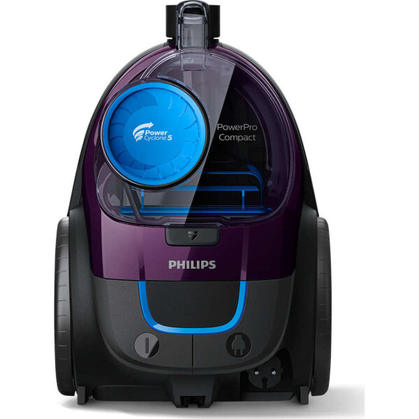 Philips Powerpro Compact Ηλεκτρική Σκούπα 750W με Κάδο 1.5lt Μωβ