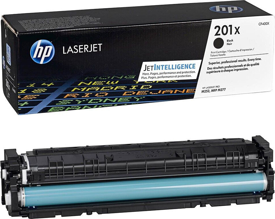 HP 201X Γνήσιο Toner Laser Εκτυπωτή Μαύρο High Yield 2800 Σελίδων CF400X