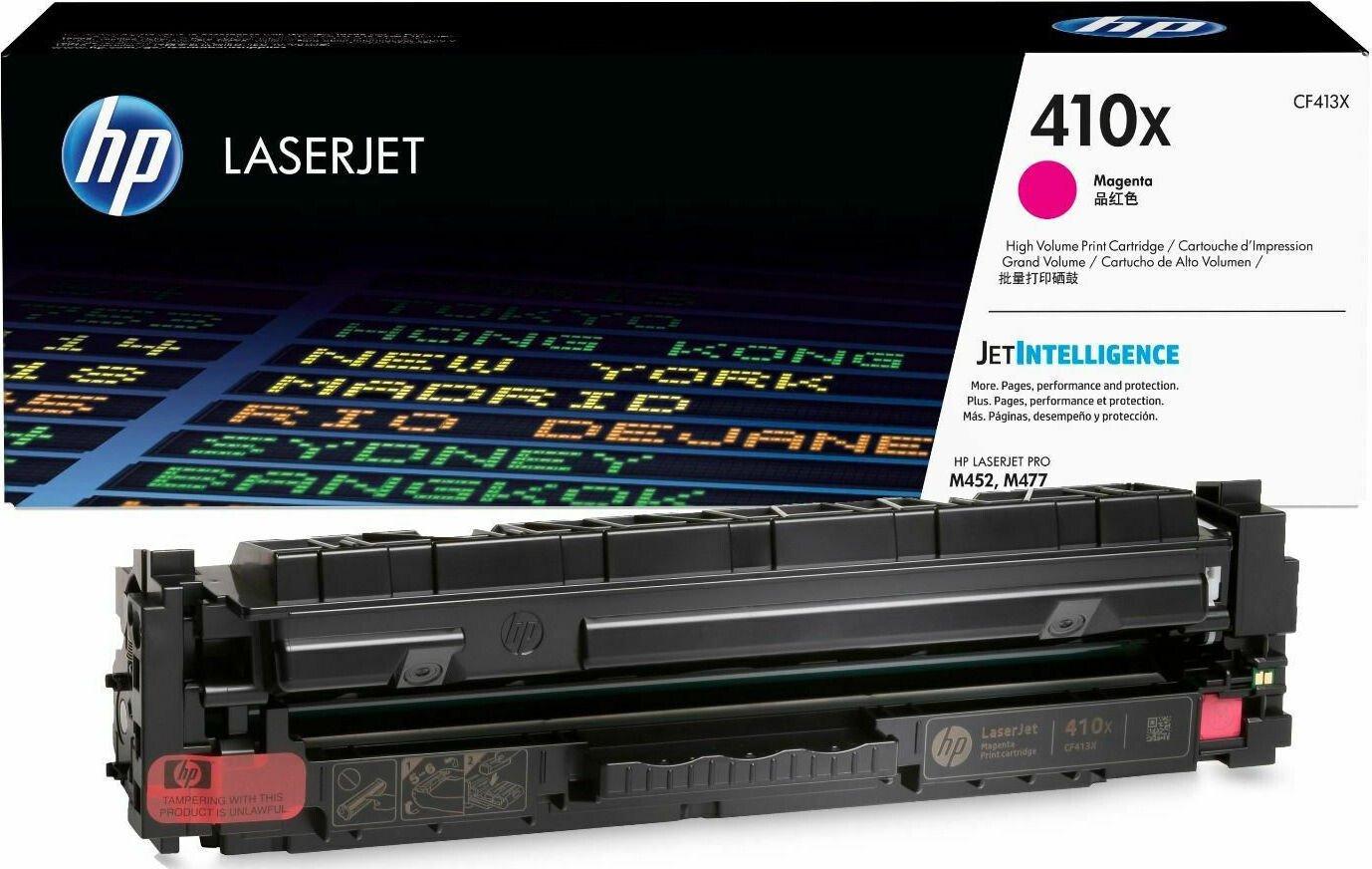HP 410X Γνήσιο Toner Laser Εκτυπωτή Ματζέντα High Yield 5000 Σελίδων CF413X