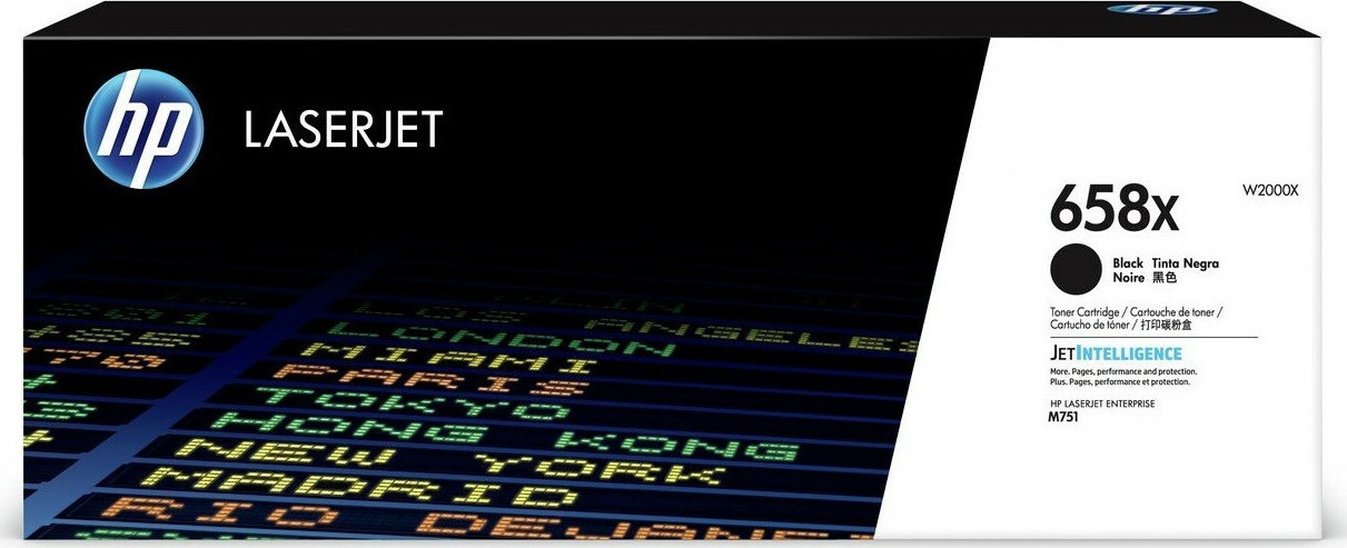 HP 658X Γνήσιο Toner Laser Εκτυπωτή Μαύρο High Yield 2000 Σελίδων W2000X