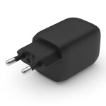 Belkin Φορτιστής Χωρίς Καλώδιο GaN με 2 Θύρες USB-C 65W Power Delivery Μαύρος Boost Charge Pro
