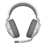 Corsair HS55 Ασύρματο Over Ear Gaming Headset με σύνδεση Bluetooth / USB Λευκό for PC / PS4