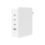 Belkin Φορτιστής Χωρίς Καλώδιο GaN με Θύρα USB-A και 3 Θύρες USB-C 140W Λευκός WCH014BTWH