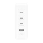 Belkin Φορτιστής Χωρίς Καλώδιο GaN με Θύρα USB-A και 3 Θύρες USB-C 140W Λευκός WCH014BTWH