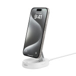 Belkin Ασύρματος Φορτιστής Qi2 15W Λευκός BoostCharge