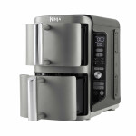 Ninja Double Stack XL Air Fryer με Διπλό Αποσπώμενο Κάδο 9.5lt Γκρι