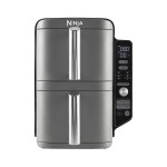 Ninja Double Stack XL Air Fryer με Διπλό Αποσπώμενο Κάδο 9.5lt Γκρι