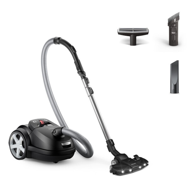 Philips XD8122/10 Ηλεκτρική Σκούπα 900W με Σακούλα 4lt Μαύρη