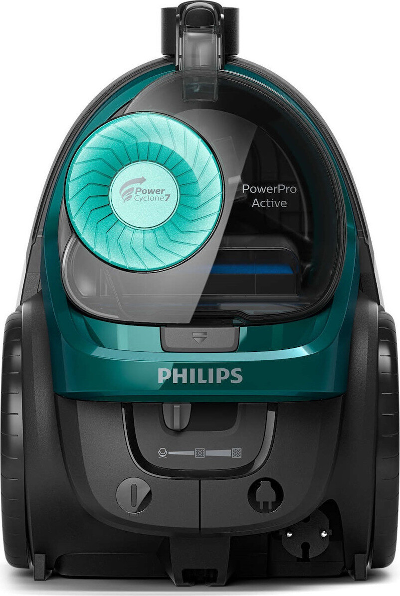 Philips FC9555/09 Ηλεκτρική Σκούπα 900W με Κάδο 1.5lt Μαύρο / Πράσινο