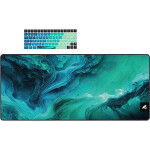 Sharkoon SKILLER SGK50 S3 Mouse Pad με Στήριξη Καρπού και RGB Φωτισμό μέσω USB Μπλε