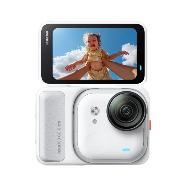 Insta360 GO Ultra Action Camera 4K Ultra HD Υποβρύχια Creator Bundle με Οθόνη Αφής 2.5 και Wi-Fi Arctic White