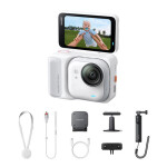 Insta360 GO Ultra Action Camera 4K Ultra HD Υποβρύχια Creator Bundle με Οθόνη Αφής 2.5 και Wi-Fi Arctic White