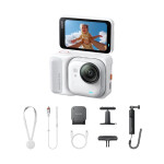 Insta360 GO Ultra Action Camera 4K Ultra HD Υποβρύχια Creator Bundle με Οθόνη Αφής 2.5 και Wi-Fi Arctic White