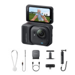 Insta360 GO Ultra Action Camera 4K Ultra HD Υποβρύχια Creator Bundle με Οθόνη Αφής 2.5 και Wi-Fi Midnight Black
