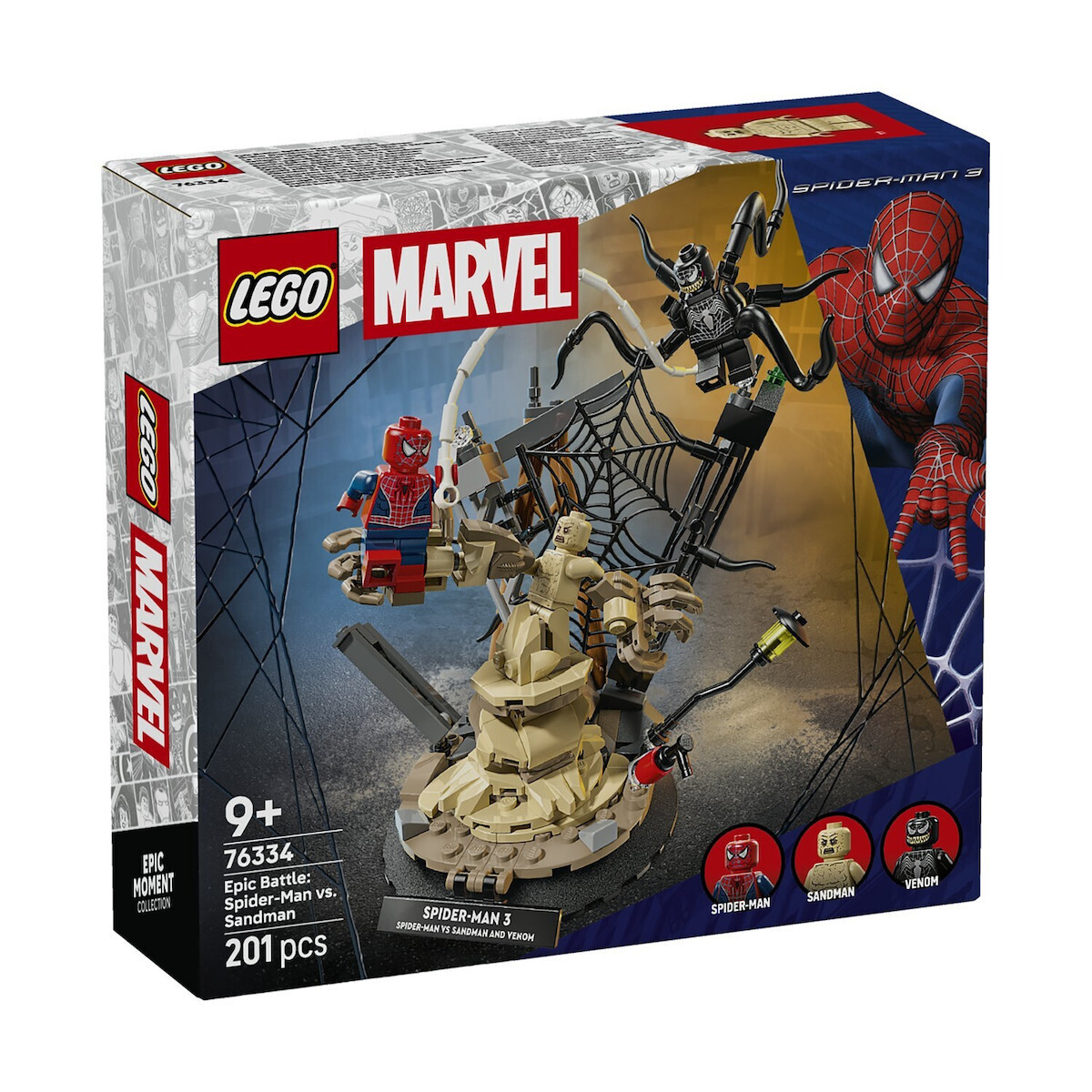 LEGO Marvel Epic Battle Spider-Man vs. Sandman για 9 Ετών 201τμχ Κωδικός 76334