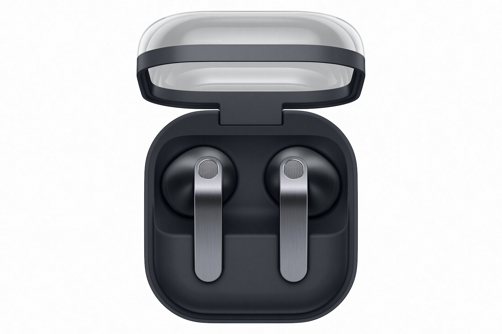 Samsung Galaxy Buds4 Bluetooth Handsfree Ακουστικά με Αντοχή στον Ιδρώτα και Θήκη Φόρτισης Μαύρα